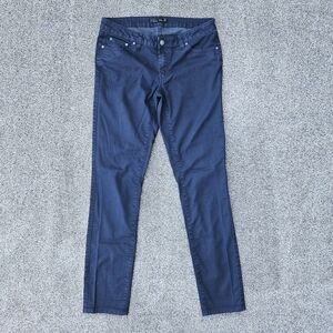 Prana Kara Slim Fit Jeans Black Blue Casual Stretch W4KARA115 Womens Size 8/29